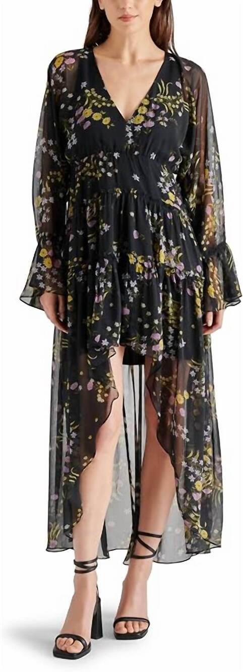 NEW STEVE MADDEN meredith sol dress in black